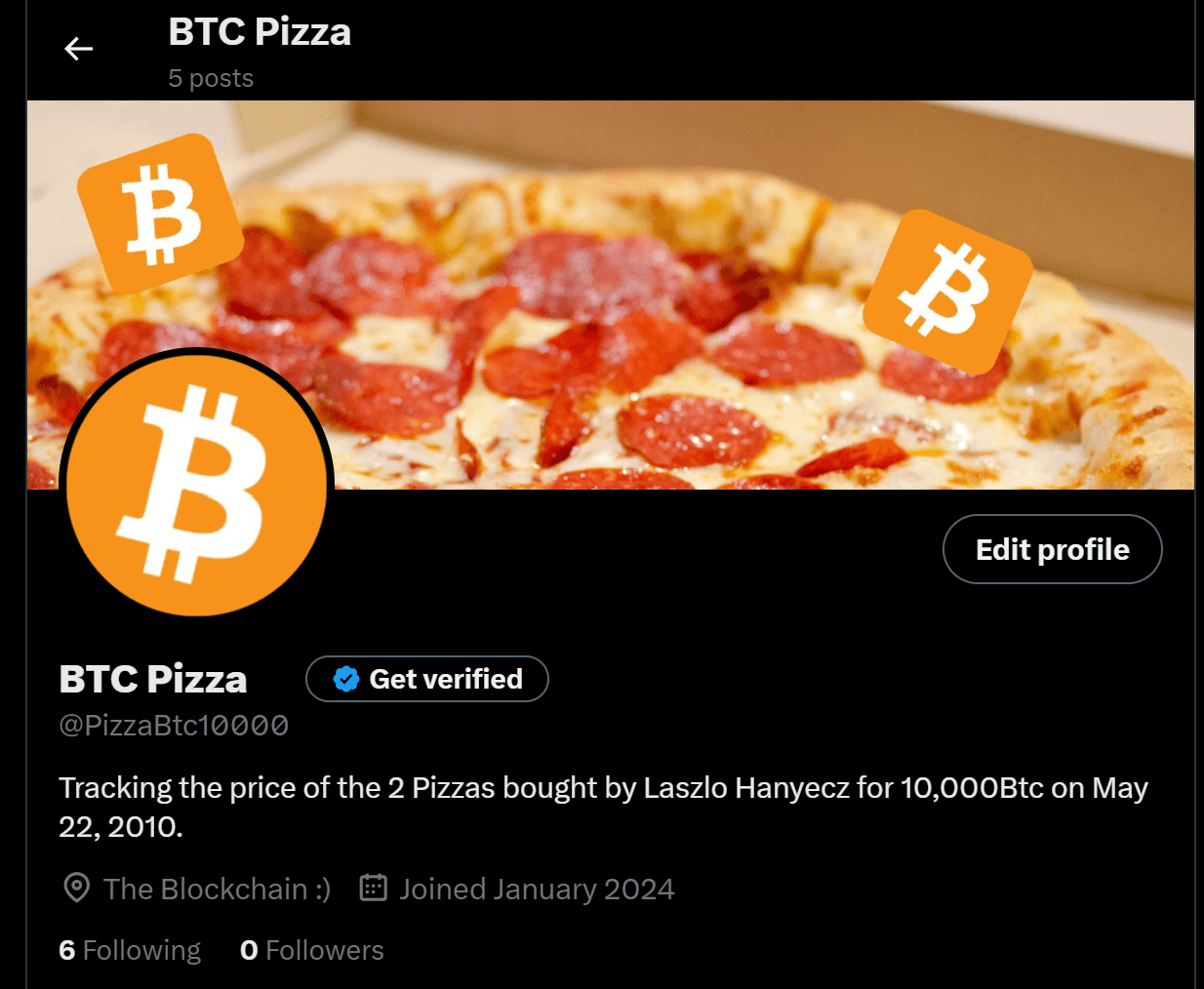 Twitter Pizza BTC Bot